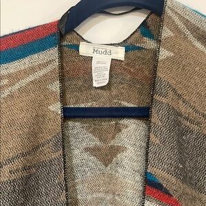 Mudd Multicolor Knit Cardigan